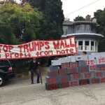 CA East Bay Oakland No Wall protest