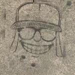 CA East Bay Oakland smiling w. flap hat