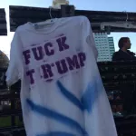 CA East Bay Oakland Protest Fuck Trump fabric