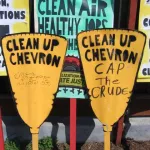 CA East Bay Richmond protest Clean Up Chevron