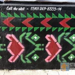 CA East Bay Oakland mural pattern
