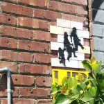 CA LA Crossing boarder on tile