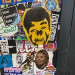 CA LA Hollywood Creepy sticker