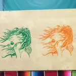 CA LA Highland Park woman hair blown
