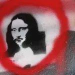 CA San Diego UCSD 2009 Graff Hall Mona Lisa