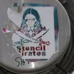 IN Bloomington Stencil Pirates