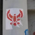 IN Bloomington bird sticker