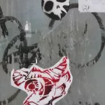 IN Bloomington skull and eye stickers