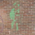 IN Bloomington faded figure