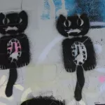 MA Boston cat clocks