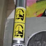 MA Boston shape sticker