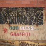 MI Detroit Trumbull God Bless Graffiti