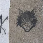 MI Detroit Smiling Cat