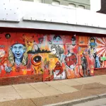 MO St. Louis Stencil World Colab Wall