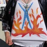 Burning Man 2006 BM Logo on tee