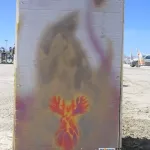 Burning Man 2007 Flame Heart