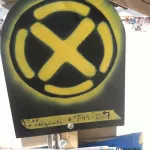 Burning Man 2013 X sign