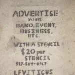 NYC Brooklyn Williamsburg Leviticus advert