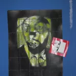 NYC face sticker
