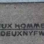 NYC DEUX HOMMES advert