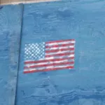 NYC East Village USA Flag