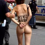 NYC RNC ActUp on nude