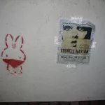 NC Charlotte NoDa Masked Bunny