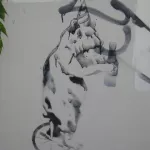 OH Columbus bear on unicycle