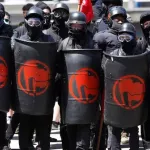 OR Portland antifa symbol