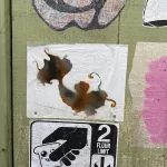 OR Portland koi fish wheatpaste