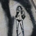SC Greenville standing woman