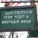 VT Burlington Best Soup sign