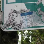 WA Seattle Eating Banana Sticker