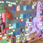 WA Seattle Stencil Jam collab wall