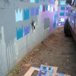 WA Seattle Stencil Jam crown cut outs