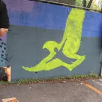 WA Seattle Stencil Jam bird