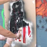 WA Seattle Stencil Jam Uncle Sam cut out
