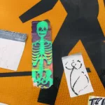 WA Seattle skeleton sticker