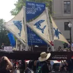 Wash DC Climate March Okeanos boat