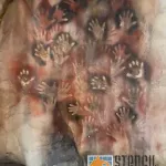 Washington DC Museum Natural History hand stencils