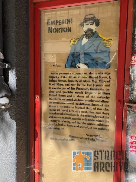 Misstencil Emperor Norton quote