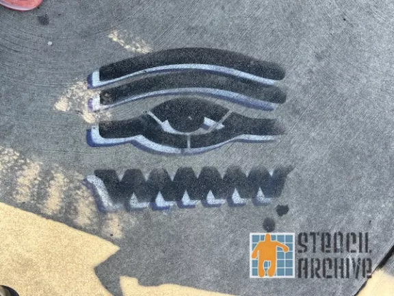 LA New Orleans French Quarter Egyptian eye