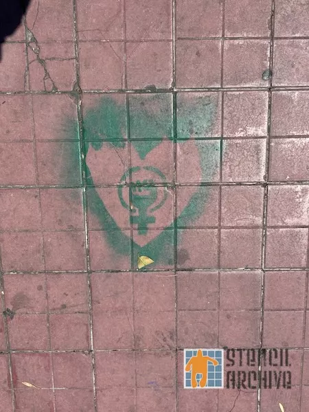 MX Guadalajara radical feminism fire heart