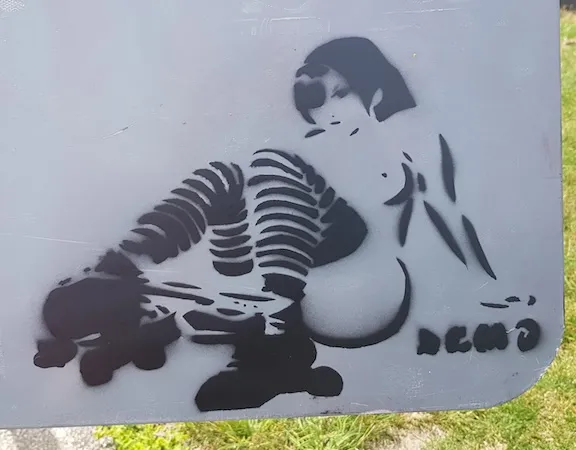DEMO NZ nude rollerskater