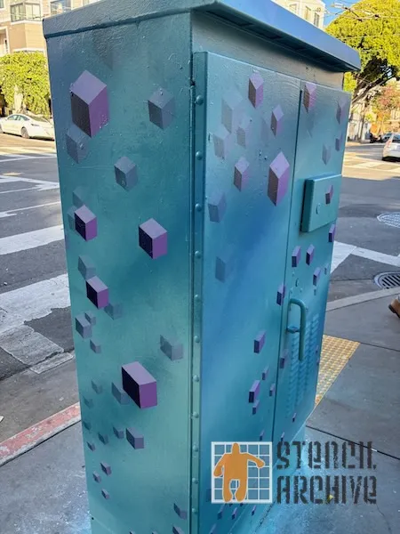 SF Fillmore Street cubes