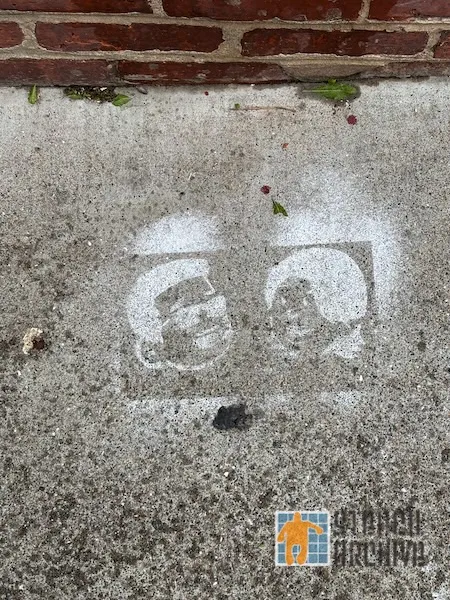 SF Chinatown cartoon faces