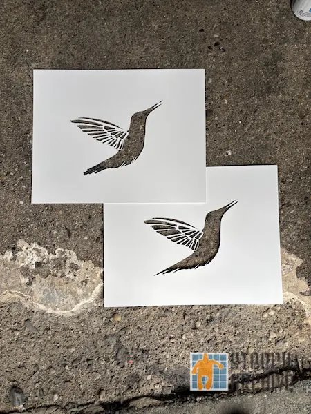 SF Union Square hummingbirds cut outs