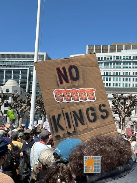 SF Protest Hands Off No Kings