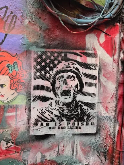 NYC One Bad Latina War is Poison ph shiftysusan778