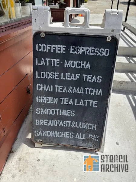 SF Upper Haight Coffee to the People sign